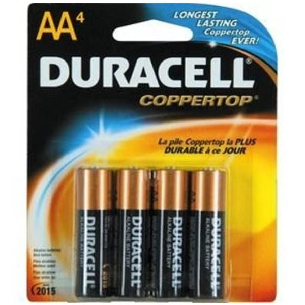 Duracell AA Batteries 4 Pk